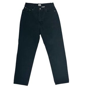 90s Vintage Calvin Klein Jeans High Waisted Leg Black Denim Size 8